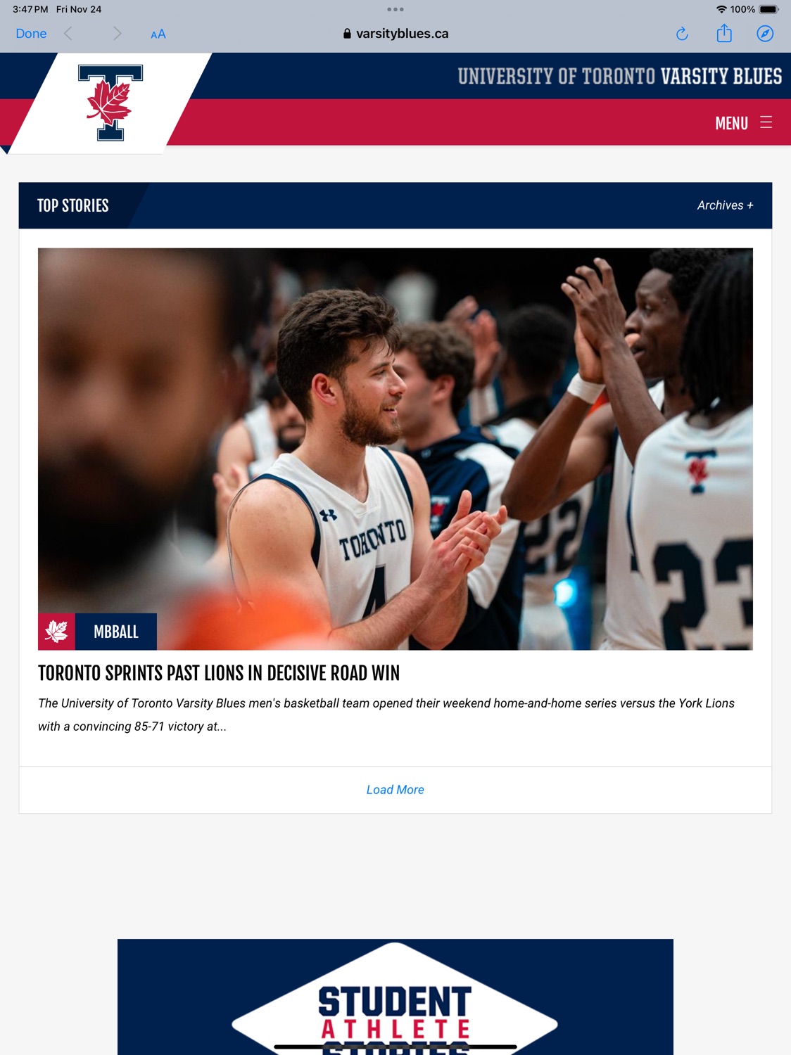 iPad screenshot