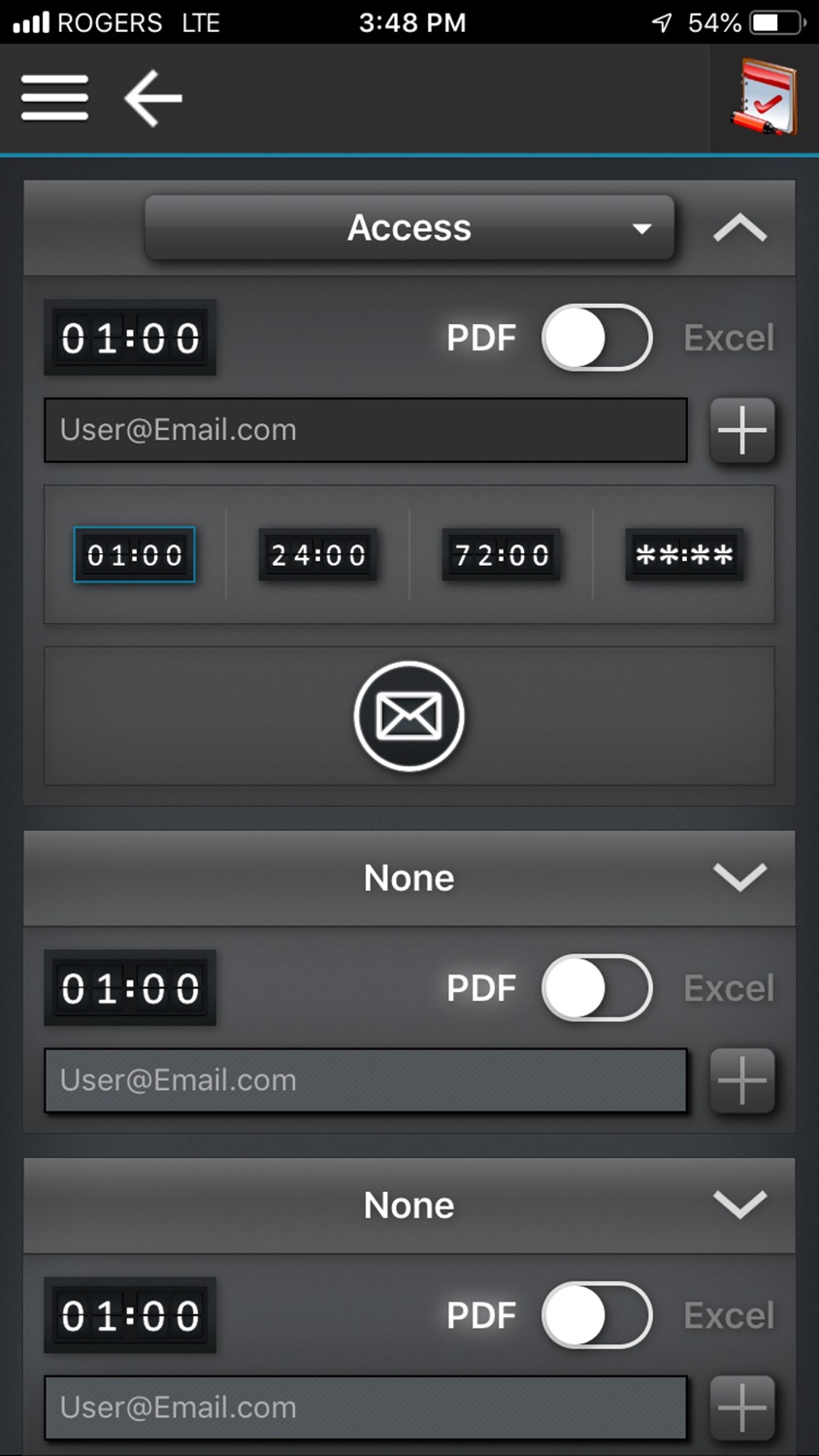 iPhone screenshot