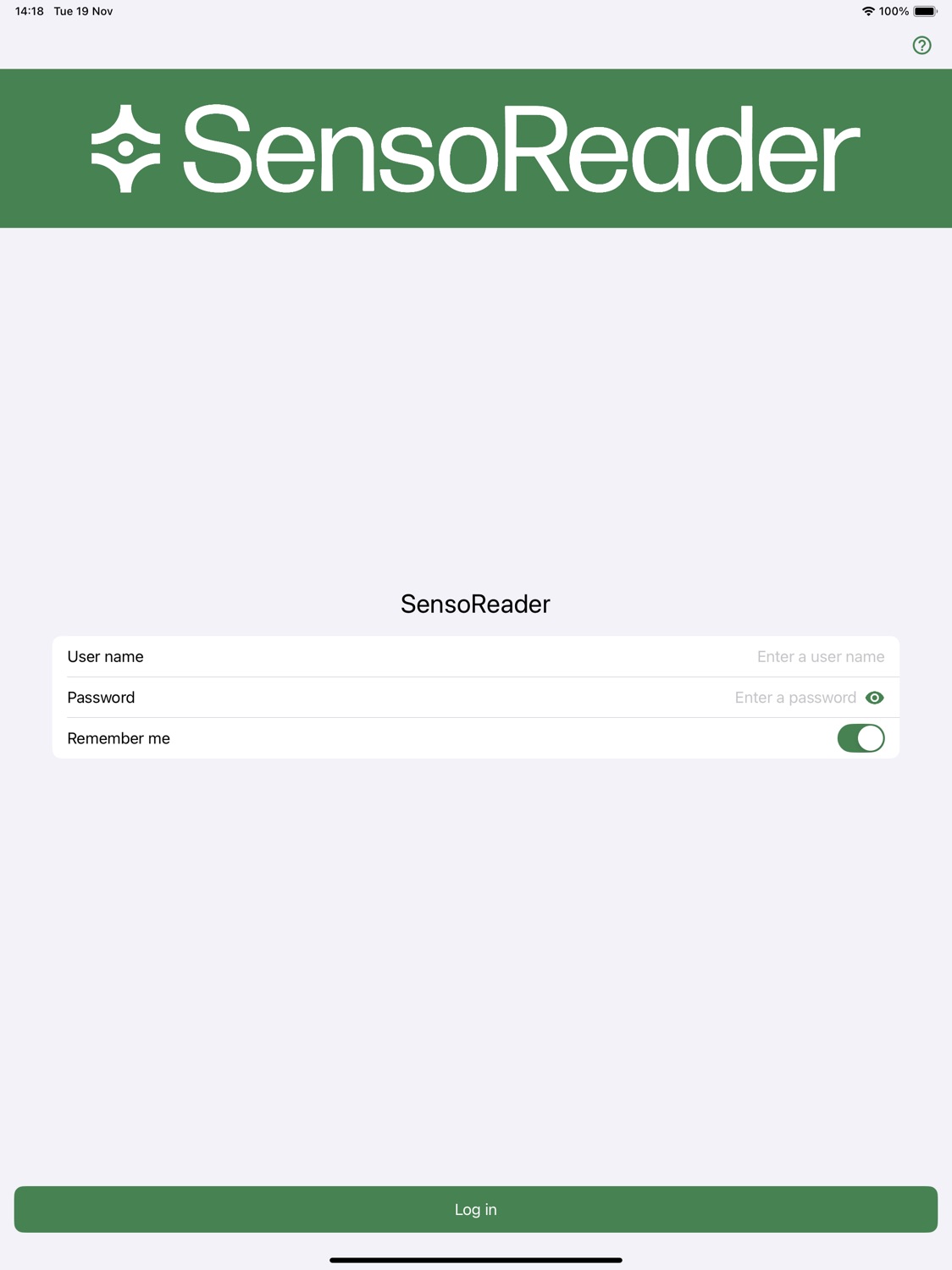 iPad screenshot