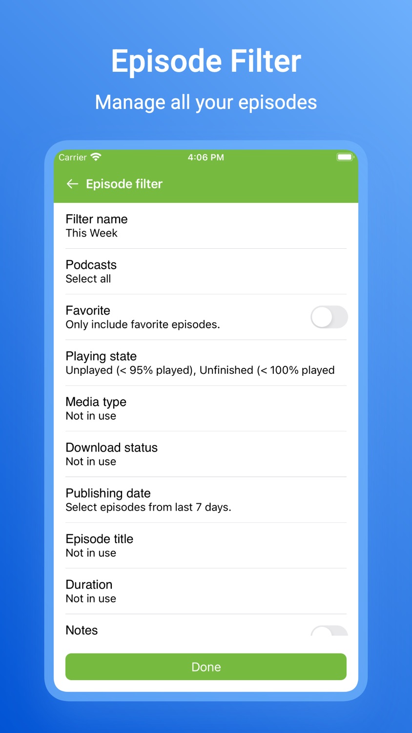 iPhone screenshot