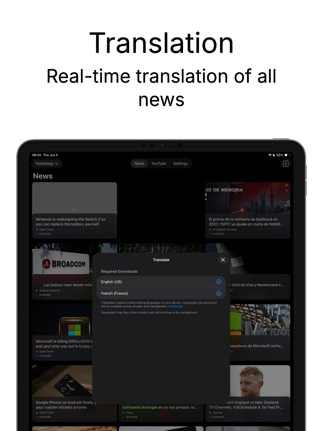 iPad screenshot