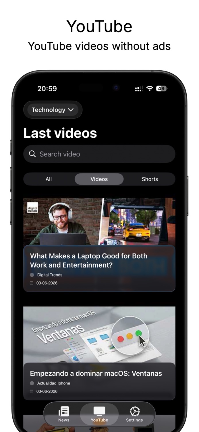 iPhone screenshot