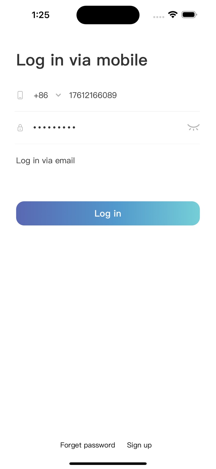 iPhone screenshot