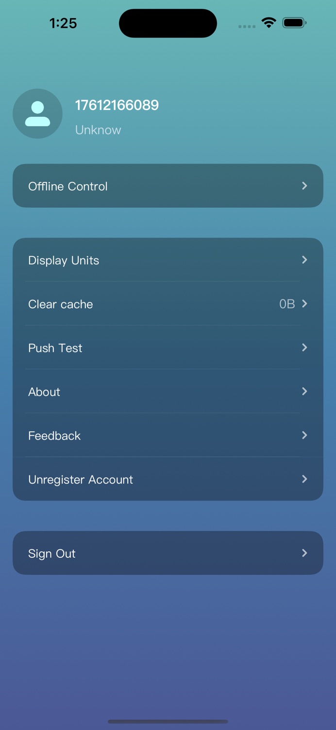 iPhone screenshot