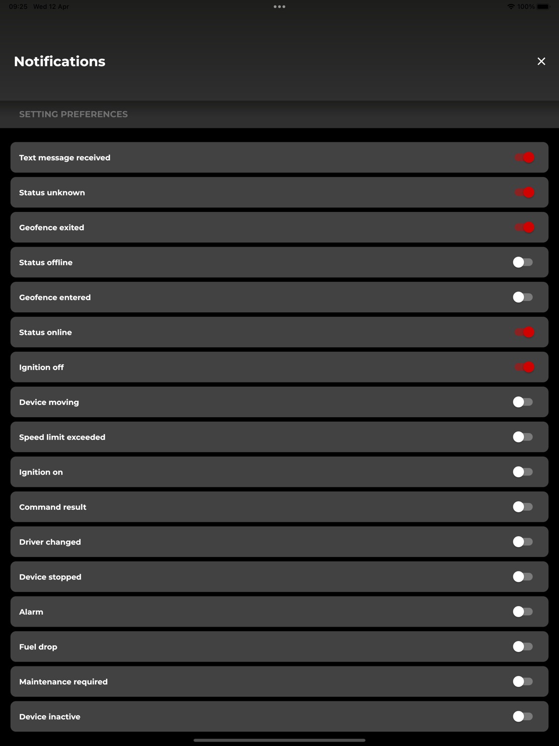 iPad screenshot