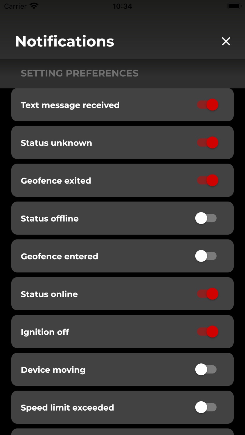 iPhone screenshot