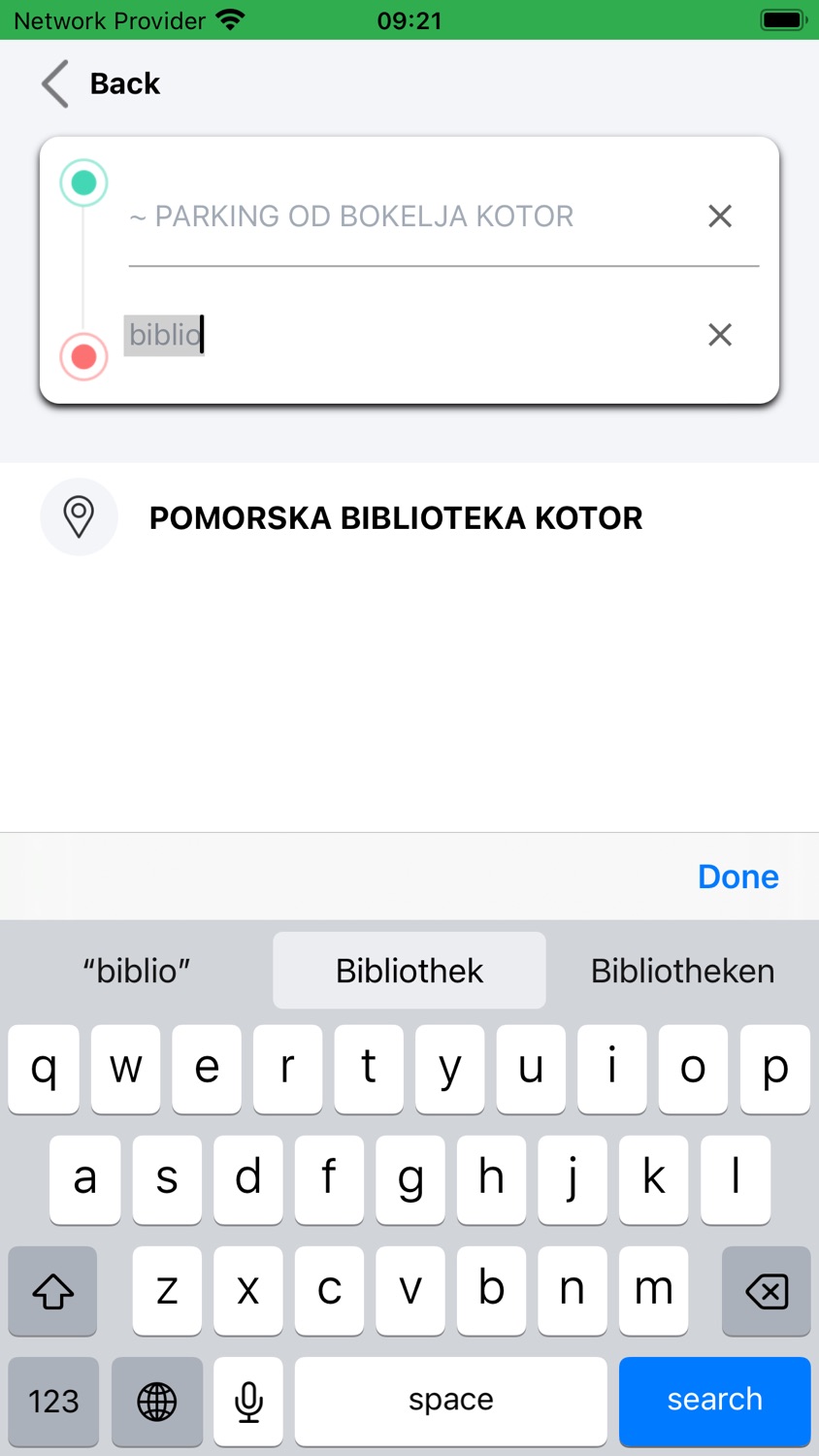 iPhone screenshot