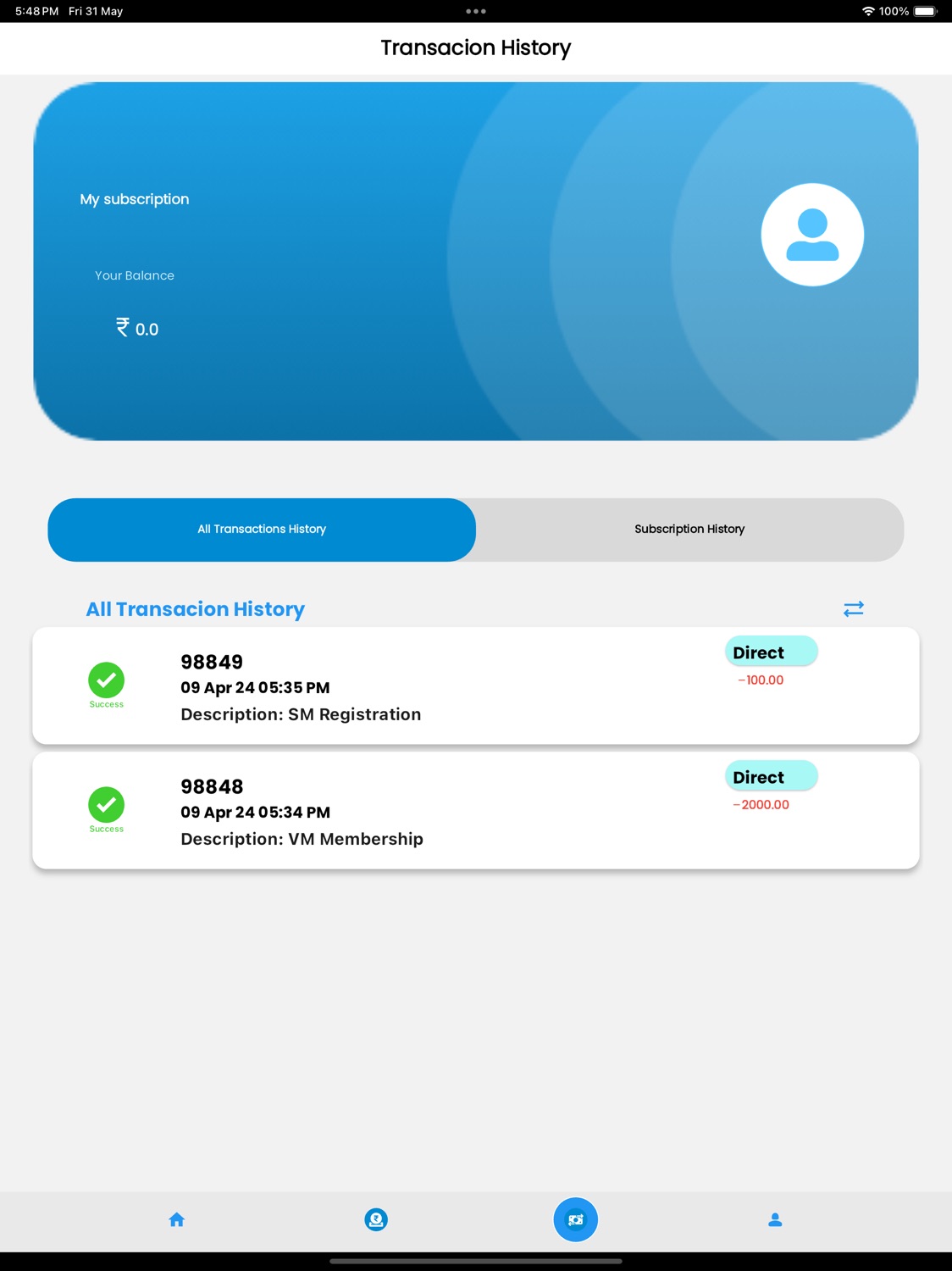 iPad screenshot
