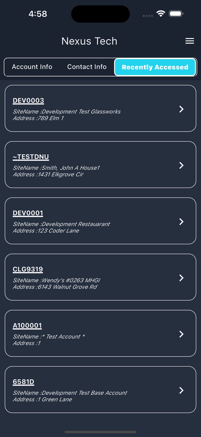 iPhone screenshot