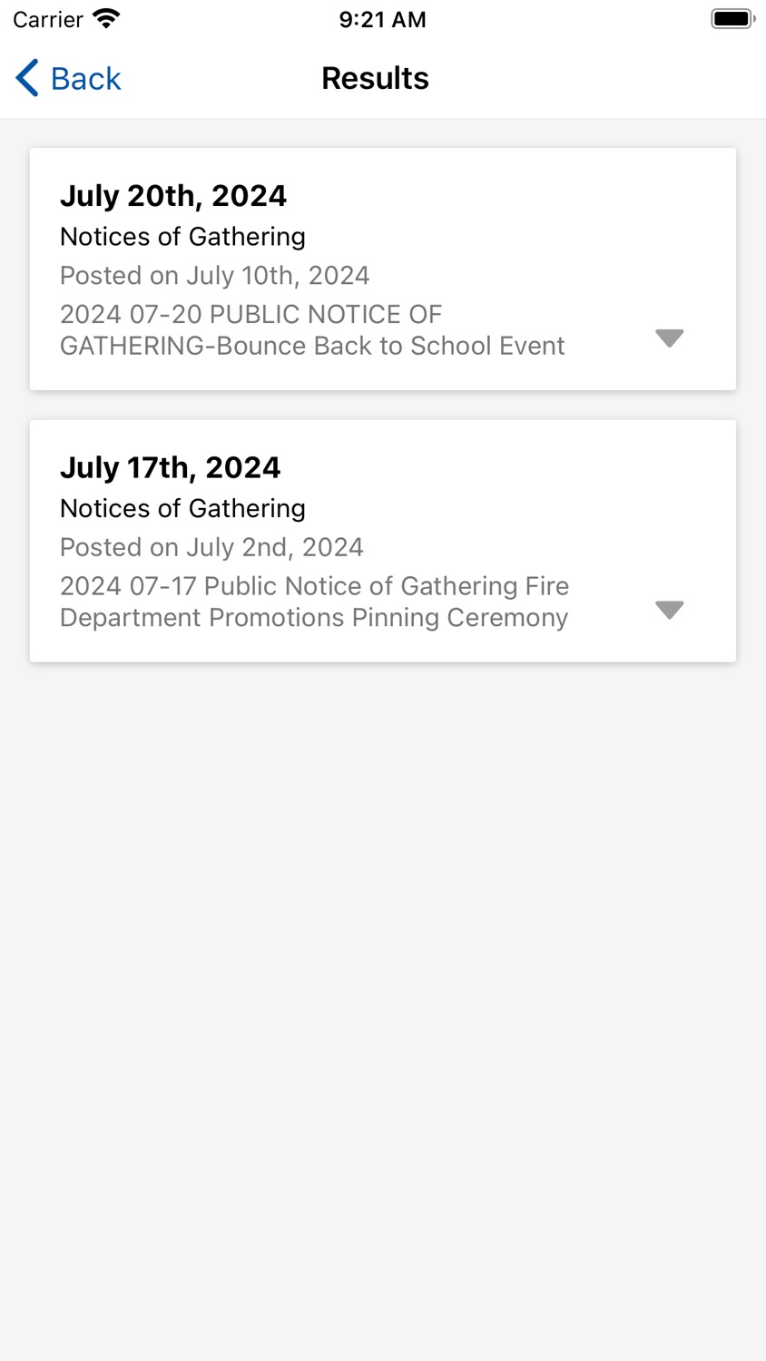 iPhone screenshot