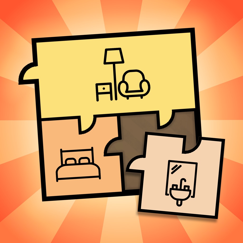 Floor Sort: Room Plan Tangrams icon