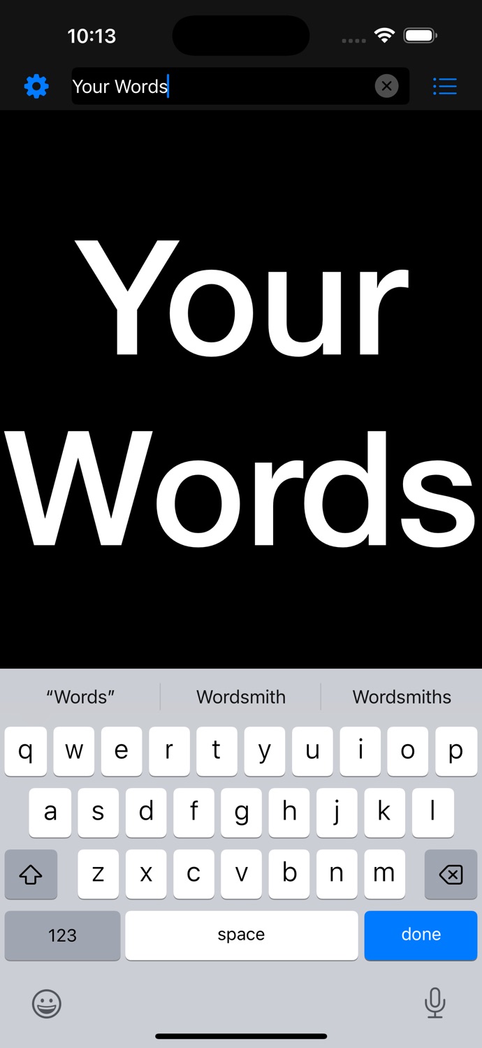 iPhone screenshot