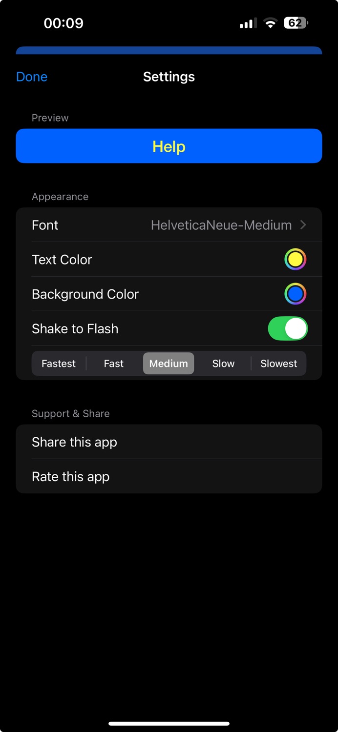iPhone screenshot