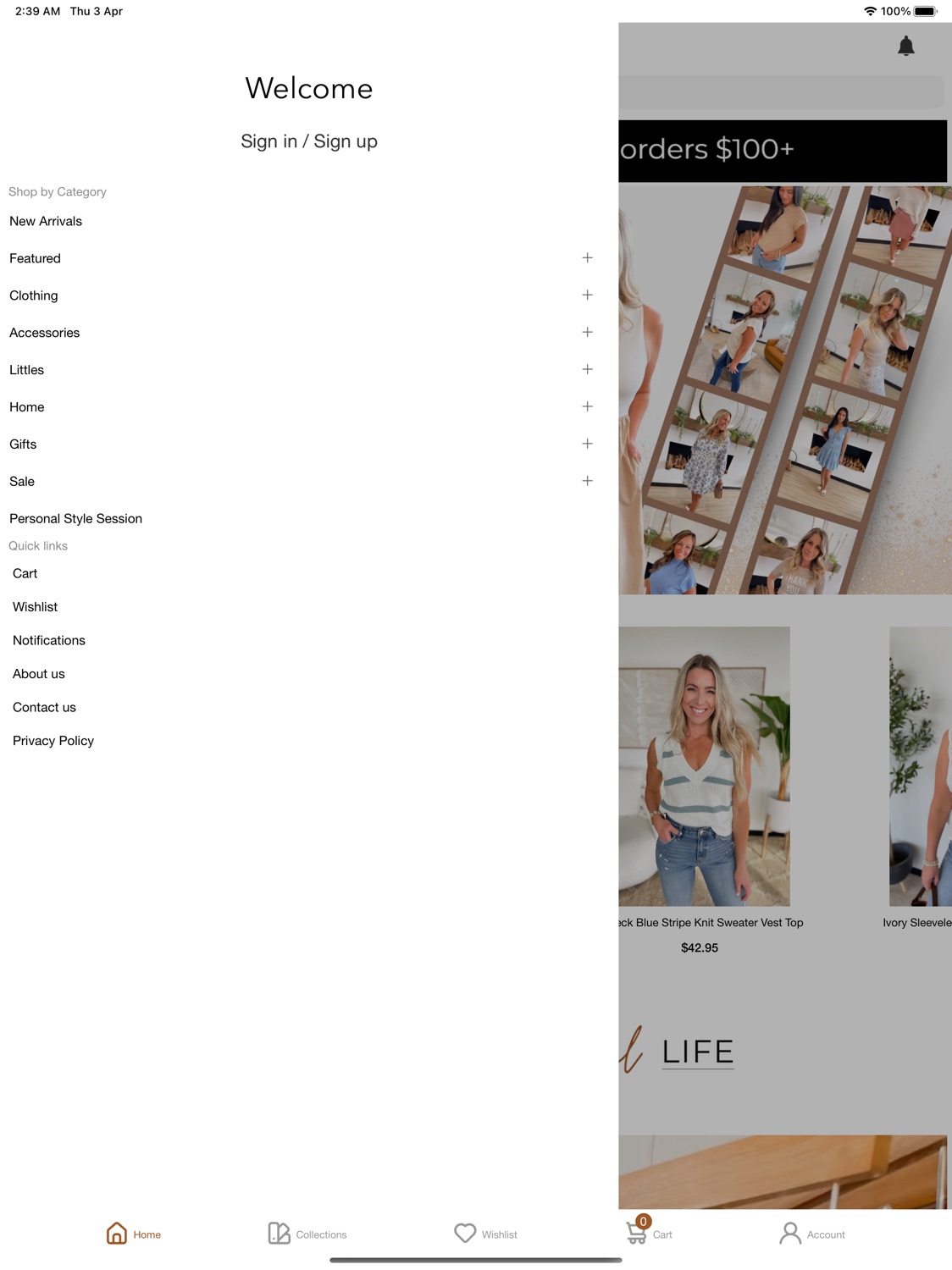 iPad screenshot