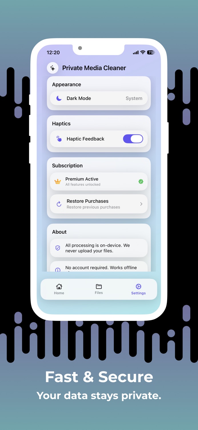 iPhone screenshot