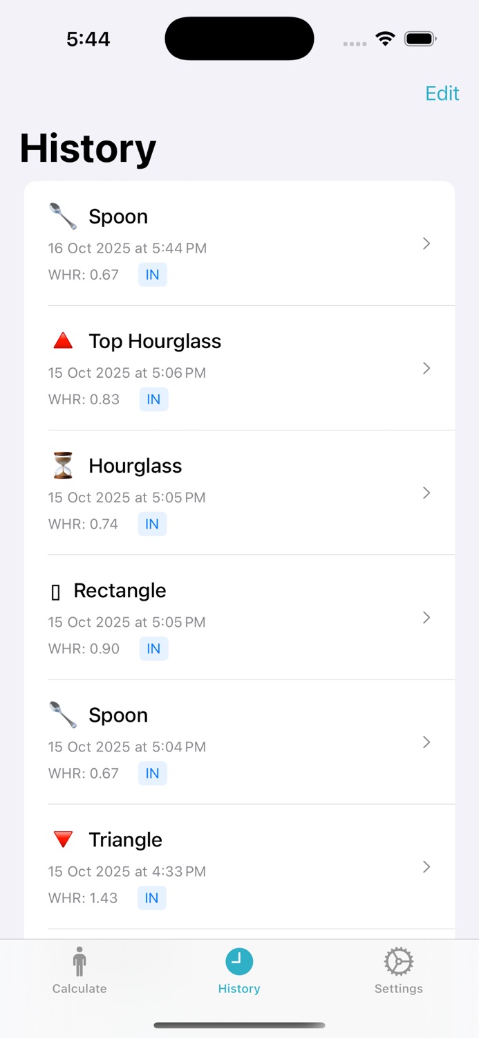 iPhone screenshot