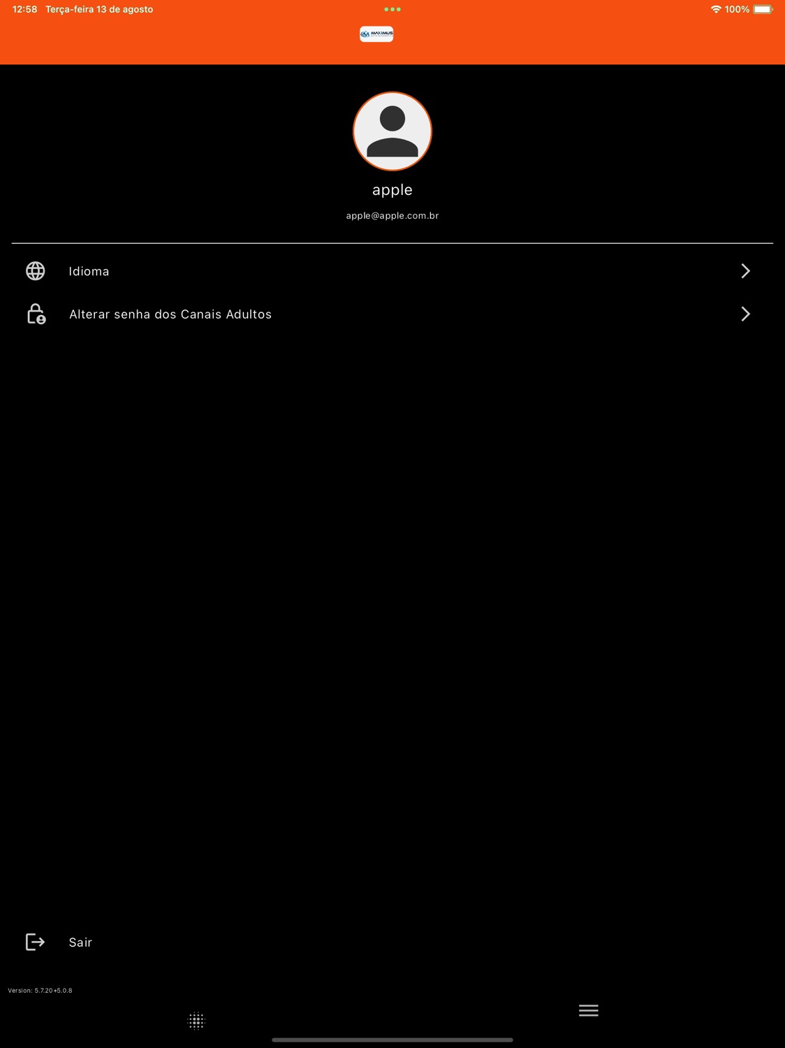 iPad screenshot