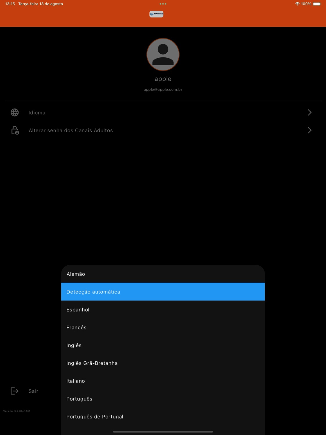 iPad screenshot