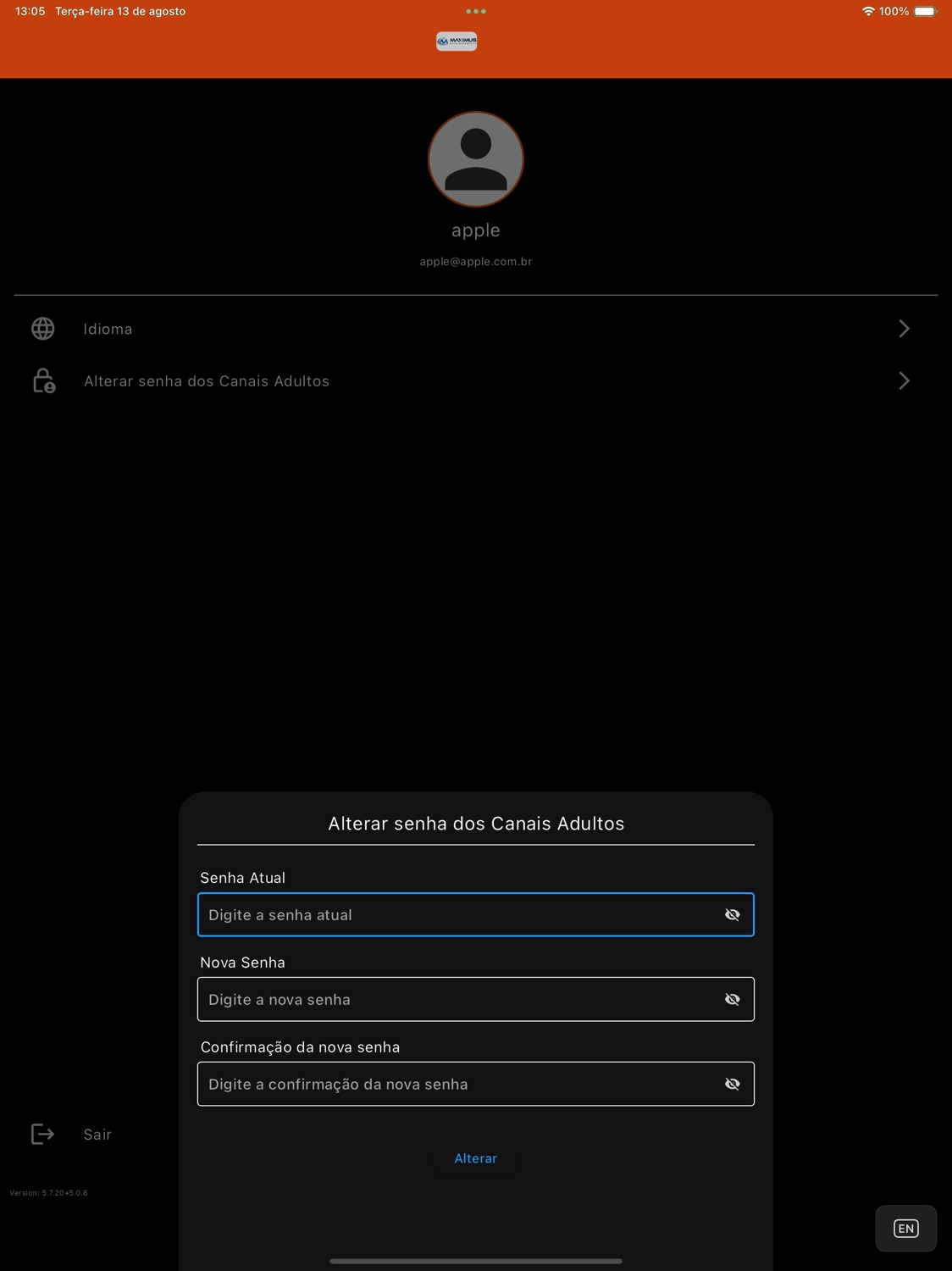 iPad screenshot