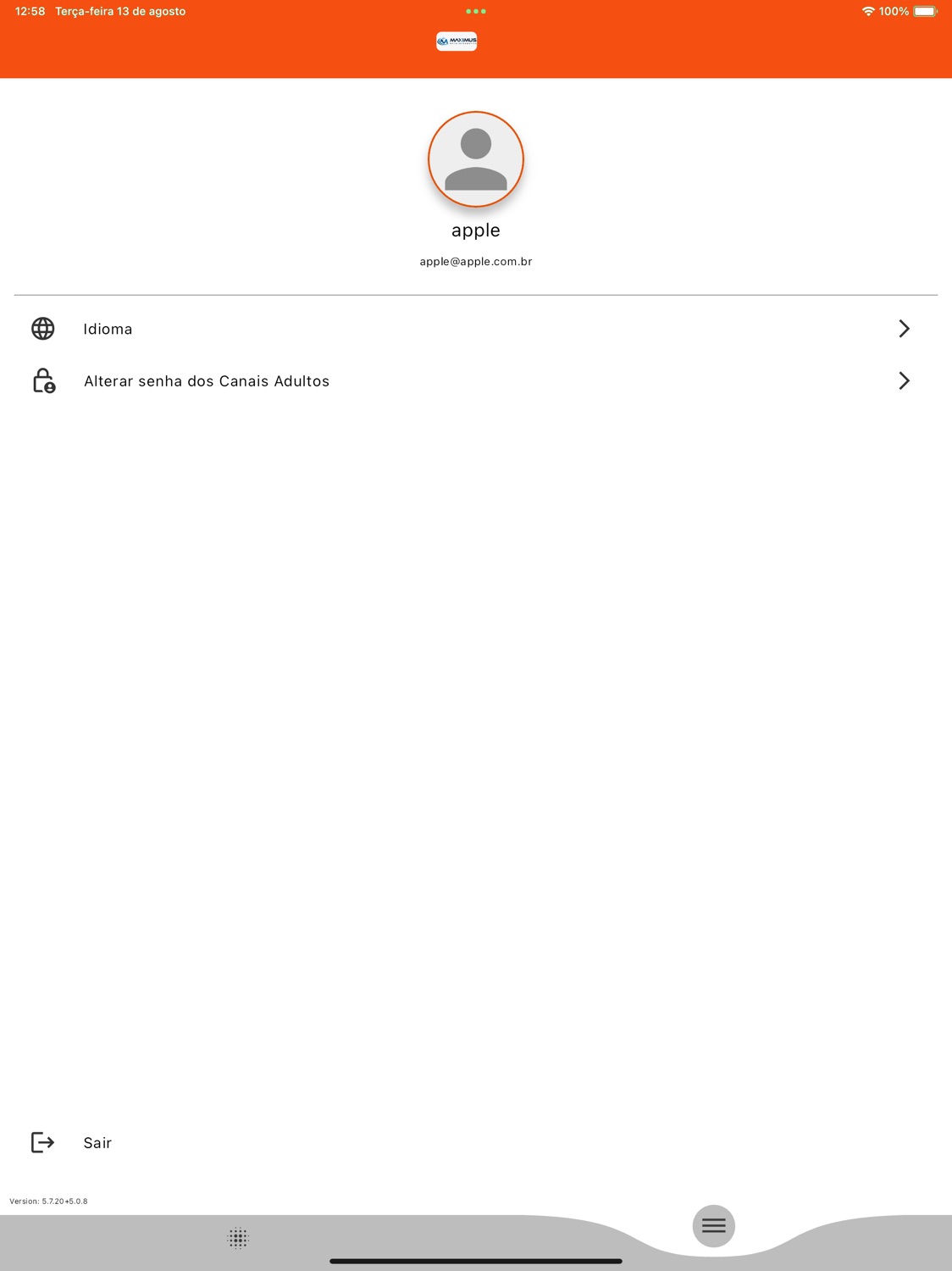iPad screenshot