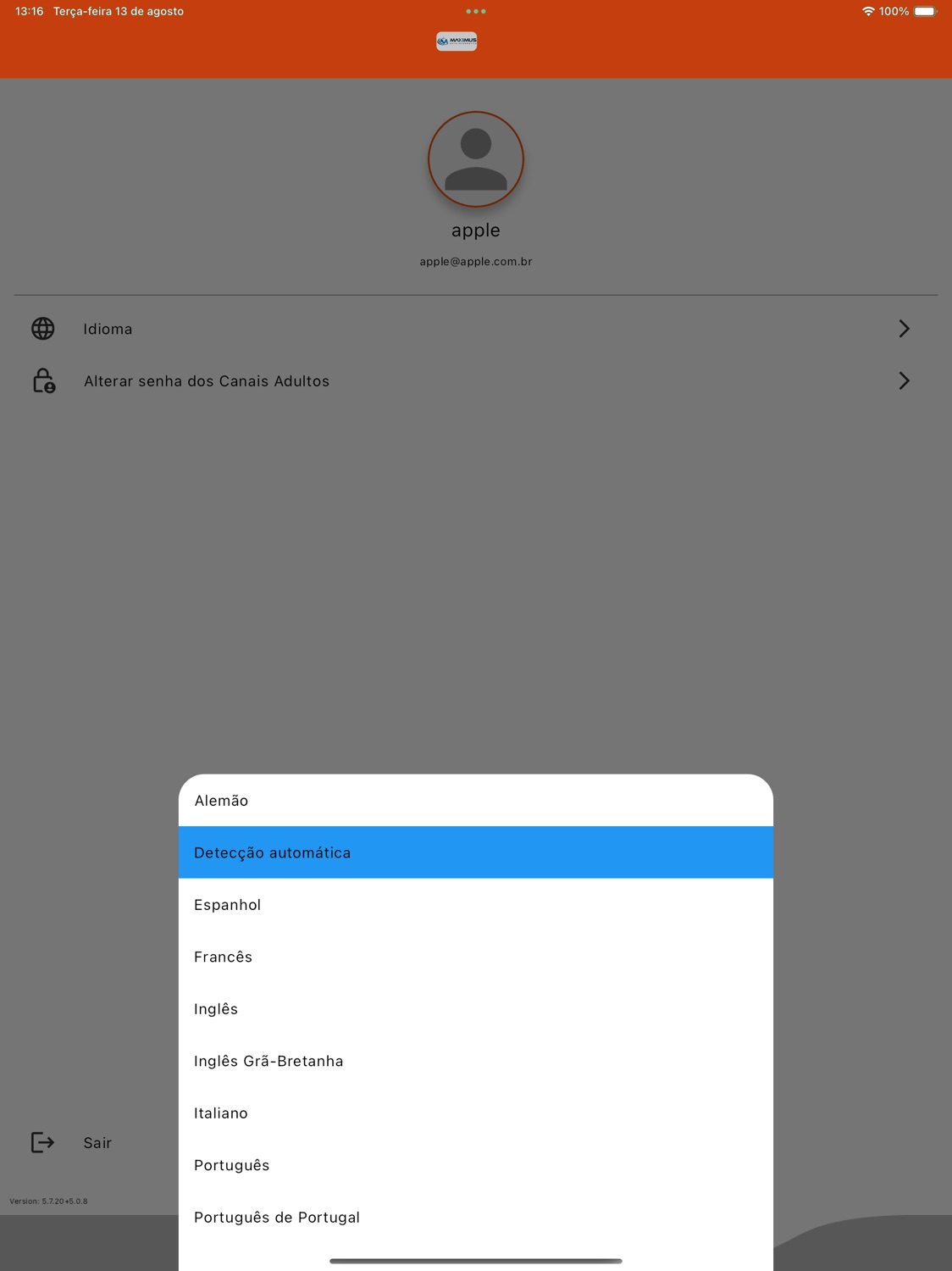 iPad screenshot