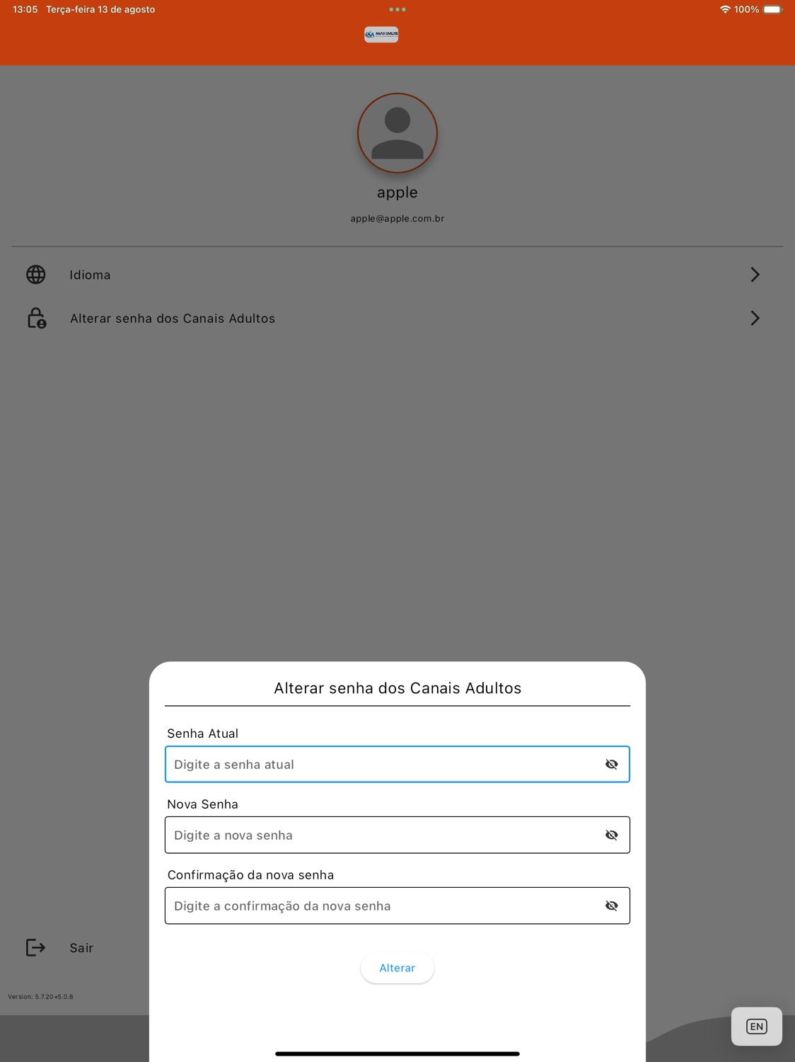 iPad screenshot