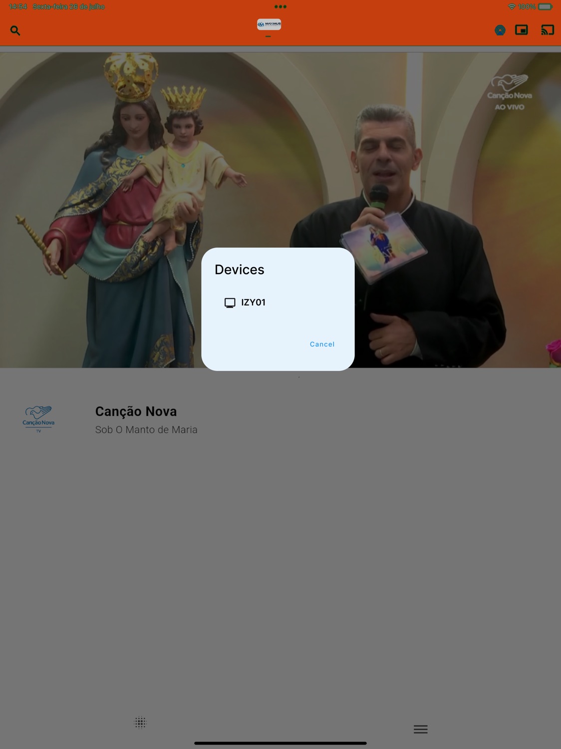 iPad screenshot