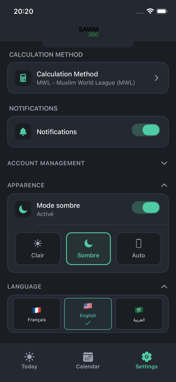 iPhone screenshot