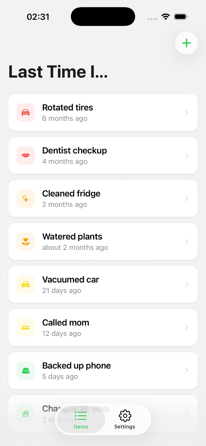 iPhone screenshot