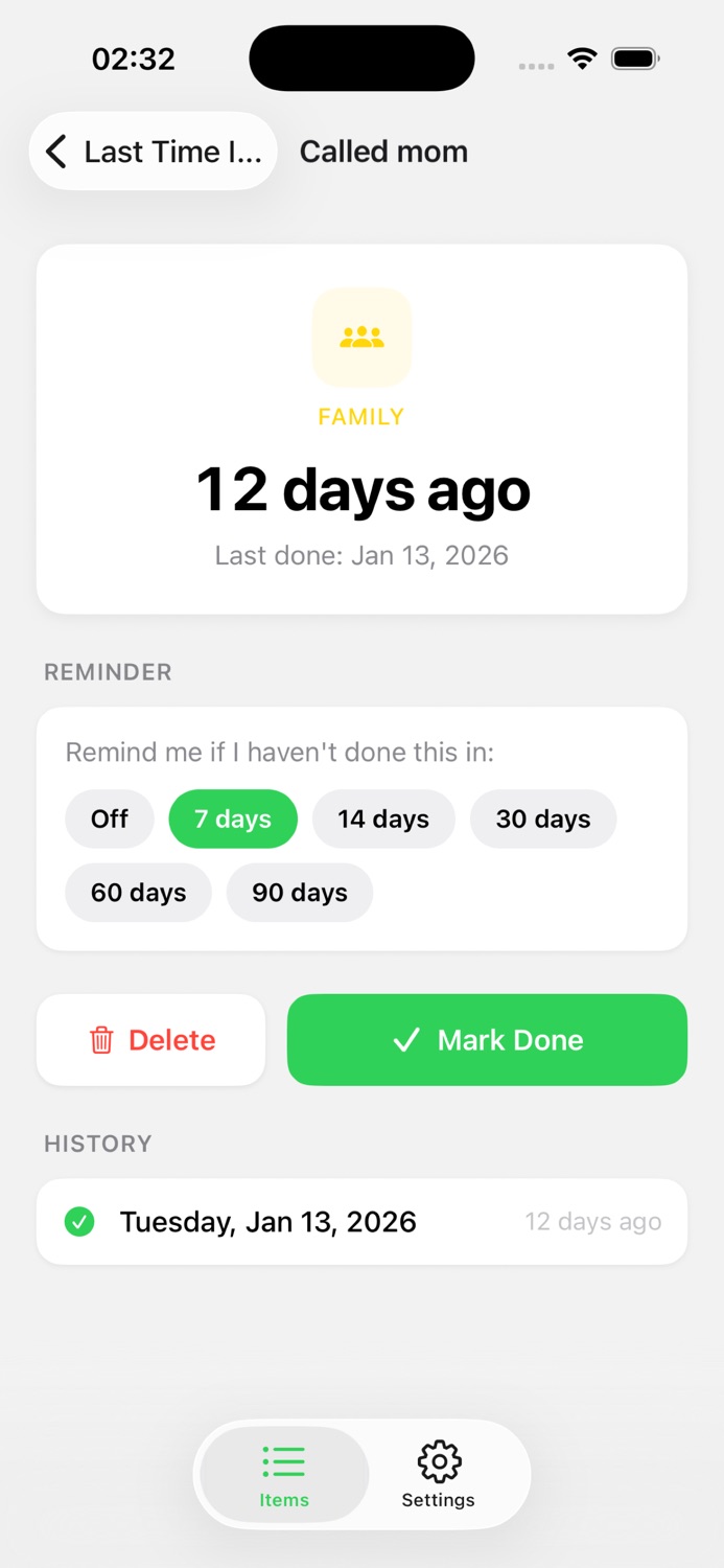 iPhone screenshot