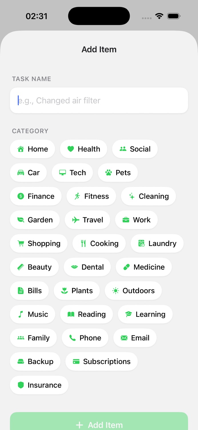 iPhone screenshot