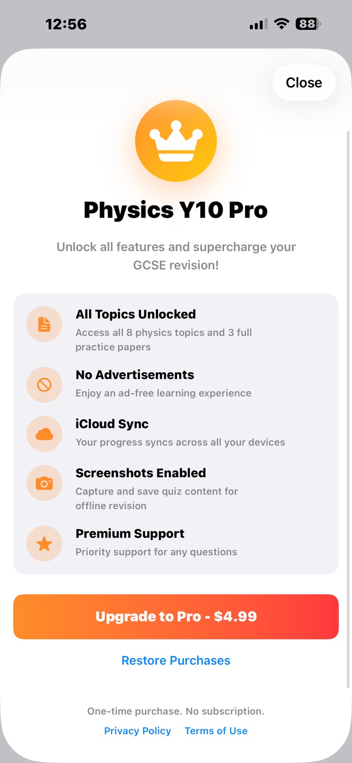 iPhone screenshot