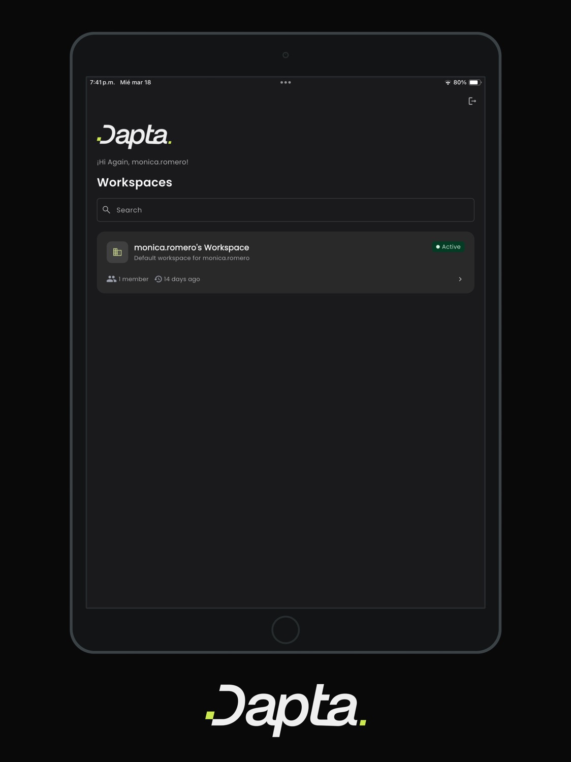 iPad screenshot