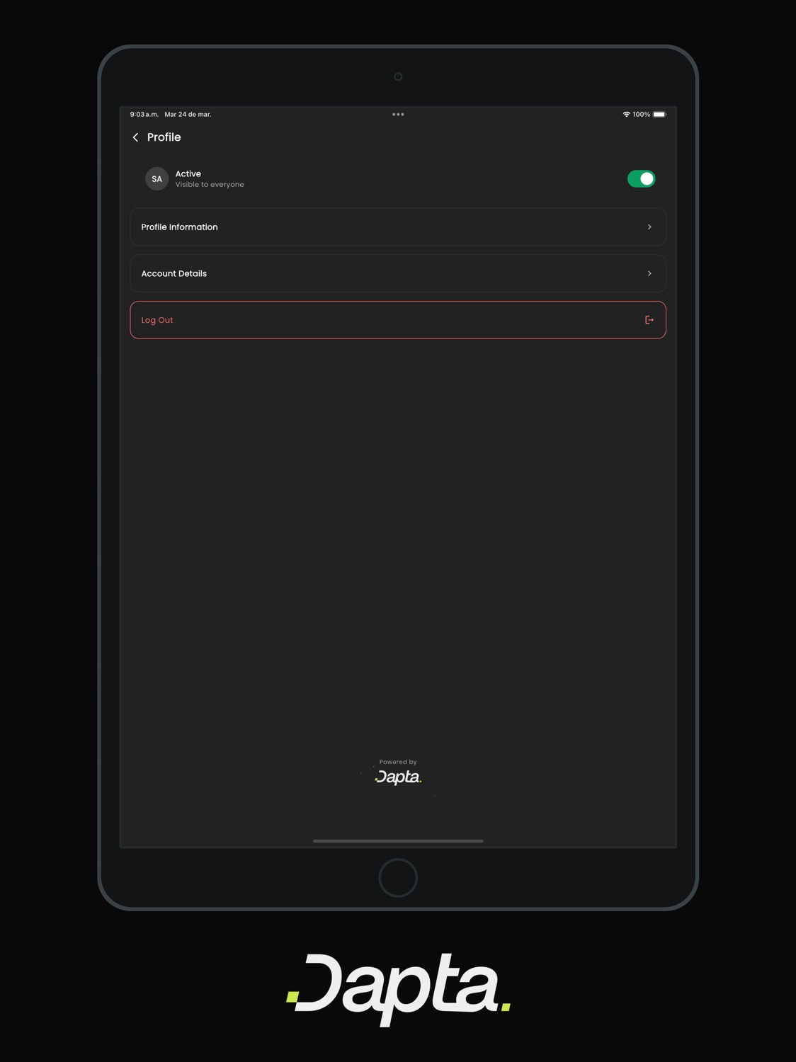 iPad screenshot