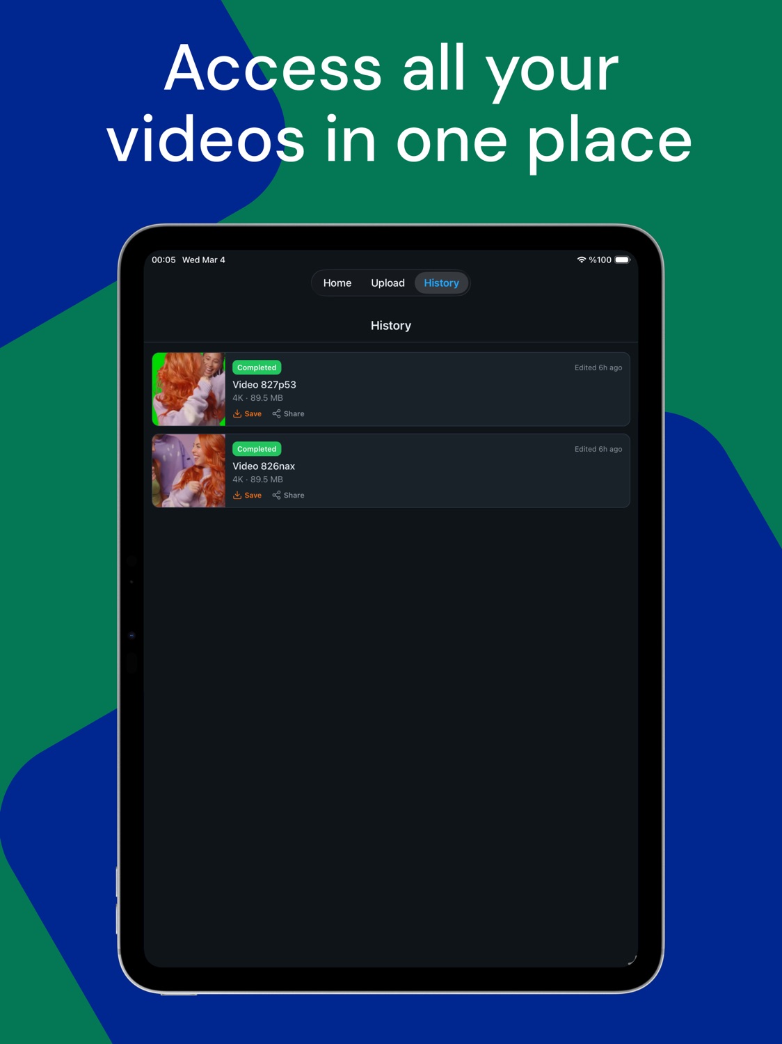 iPad screenshot