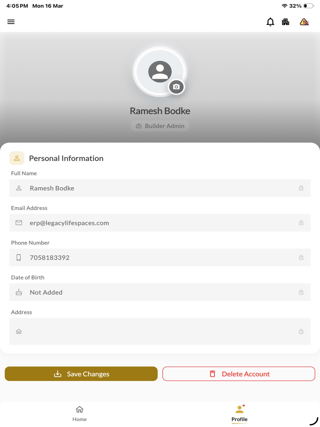 iPad screenshot