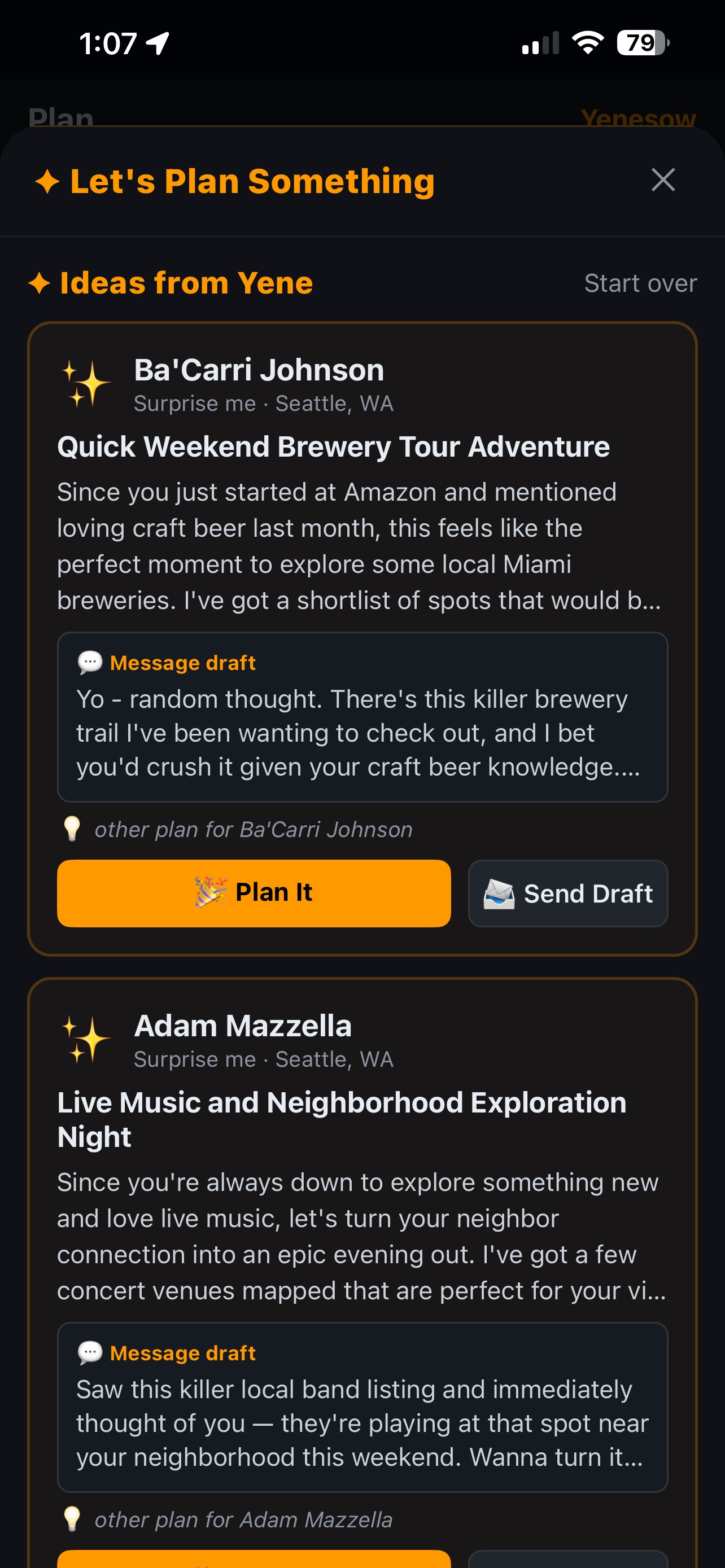 iPhone screenshot