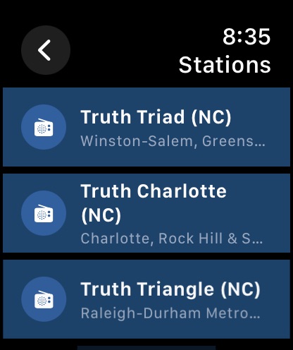 Apple Watch screenshot