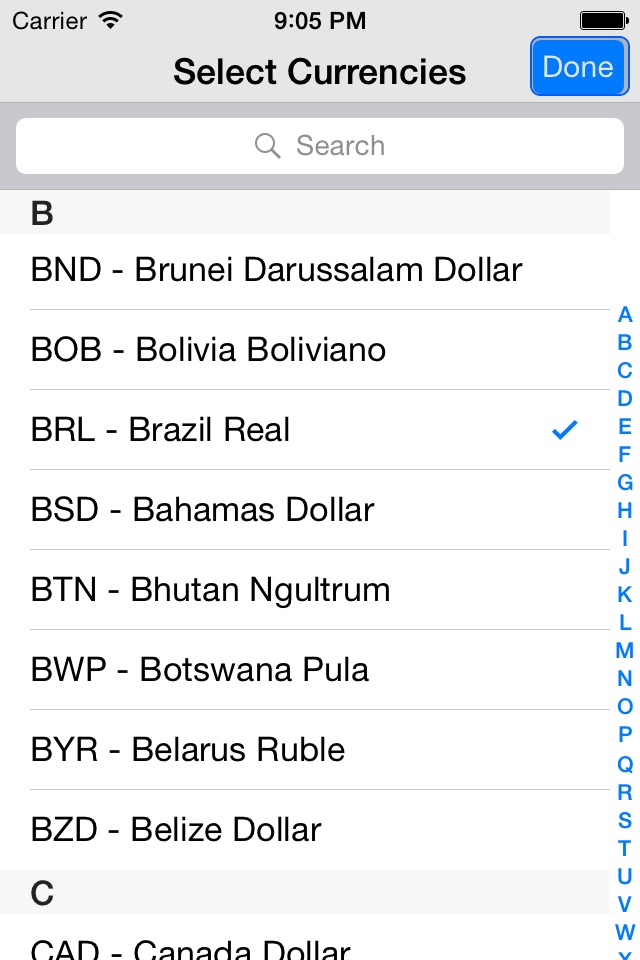 iPhone screenshot